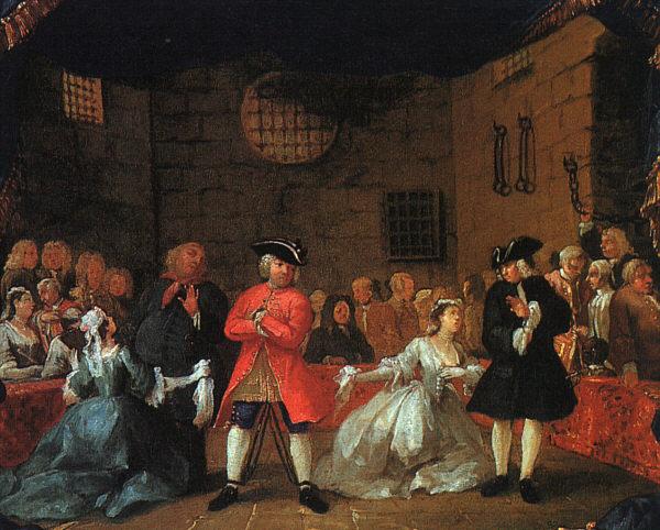 HOGARTH, William A Scene from the Beggar's Opera g oil painting image